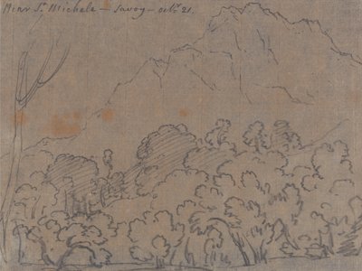 I nærheden af St. Michele, Savoyen, 21. oktober af John Robert Cozens